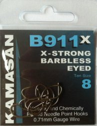 Kamasan B911 Eyed X-Strong Barbless