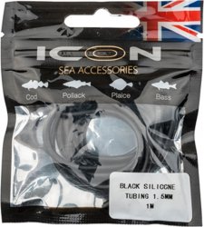 Icon Black Silicone Tubing