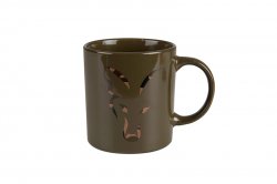 Fox Green & Camo Head Ceramic Mug