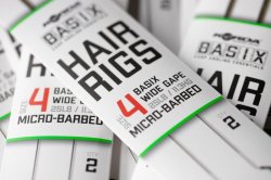 Korda Basix Wide Gape Hair Rigs