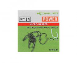 Korum Xpert Power Micro Barbed Hooks