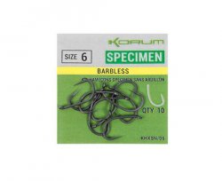 Korum Xpert Specimen Barbless Hooks