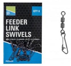 Preston Double Feeder Link Swivels