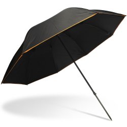 NGT Umbrella 50inch Black Match Brolly with Taped Seams and Nylon Case