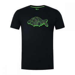 Korda Outline Tee Dark Black