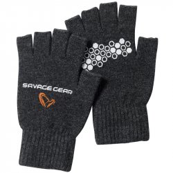 Savage Gear Knitted Half Finger Gloves