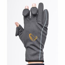 Savage Gear Soft Shell Grey Gloves