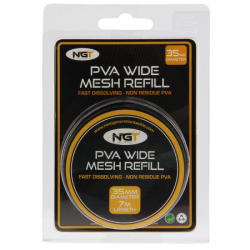 NGT PVA Wide 35mm 7m Mesh Refill