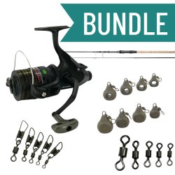 Korum Opportunist XTND 12ft Rod + Reel + Bits Barbel Bundle