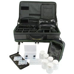 NGT Carp Bivvy Table System - Rig Wallet, Glug Pot, Lead Bag, Bivvy Table and Case