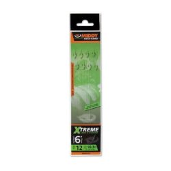 MIDDY Xtreme Carp X-Strong 6 Rigs Size 12