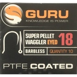 Guru Super Pellet Waggler Eyed (PTFE) Hooks