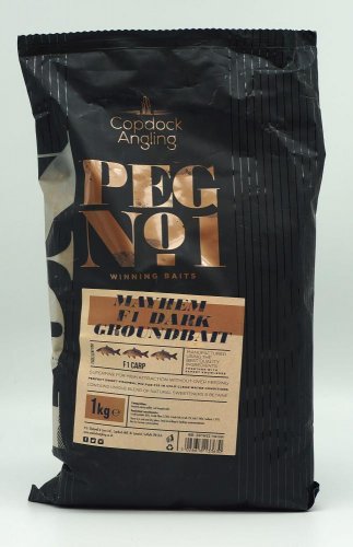 Peg No 1 F1 Dark Groundbait 1kg