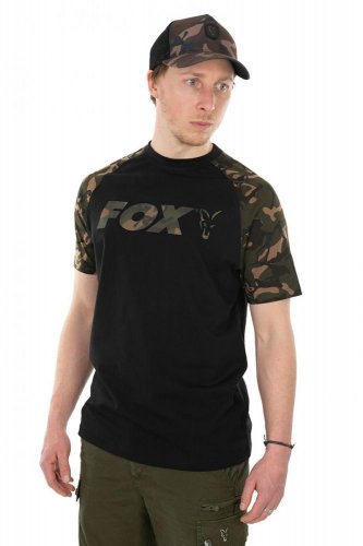 Fox Black Camo Raglan T-Shirt