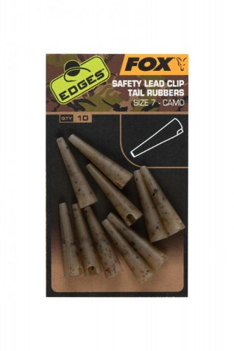 Fox Camo Size 7 Safety Lead Clip Tail Rubbers