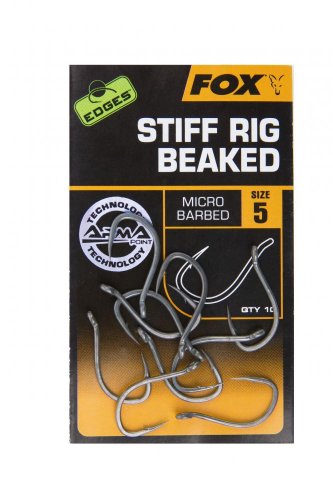 Fox Edges Stiff Rig Beaked Hooks