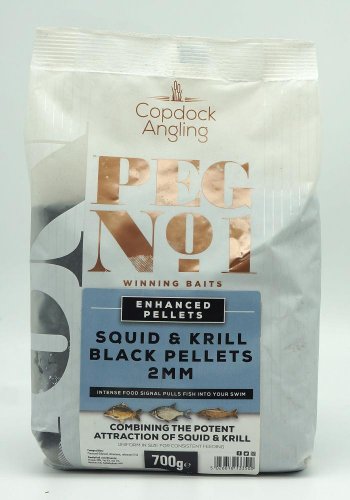 Peg No 1 Squid & Krill Black Pellets