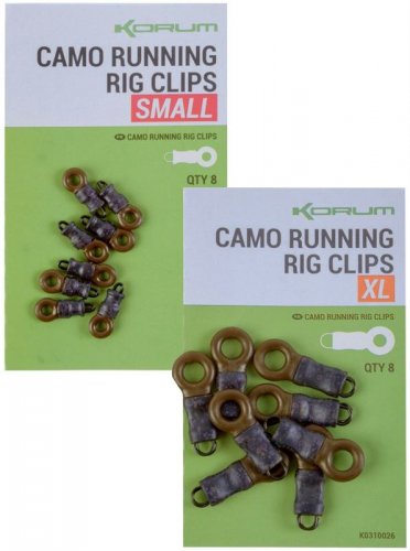 Korum Camo Running Rig Clips Standard