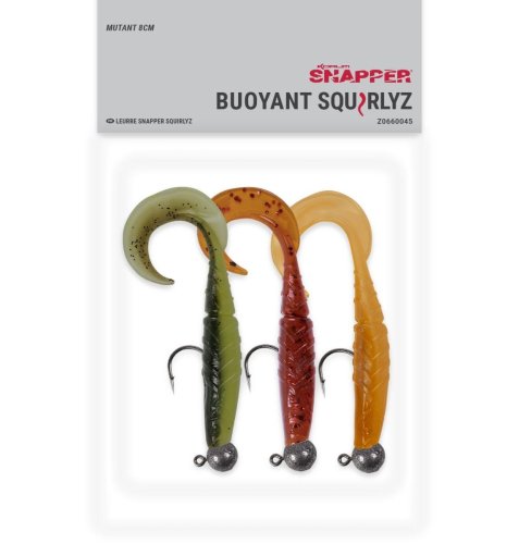 Korum Snapper Buoyant SquirlyZ 8cm - Mutant