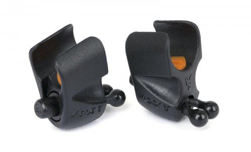 Fox Black Label Adjustable Rod Clips x2