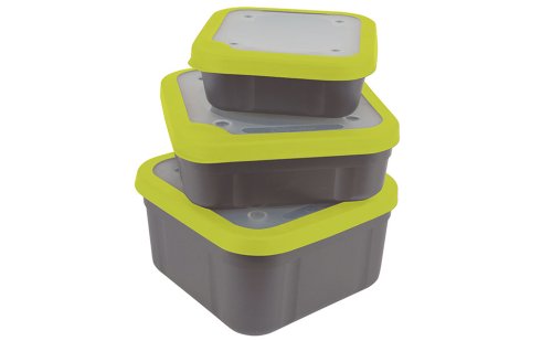 MATRIX BAIT BOXES - GREY/LIME