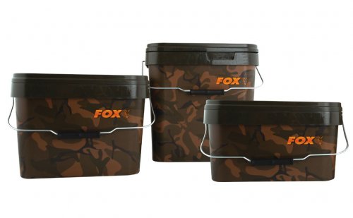 Fox Camo Square Carp Bucket