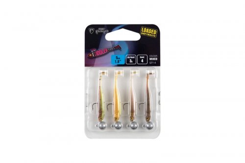 Fox Rage Micro Tiddler Fast Loaded UV Mixed Colour Pack x 4