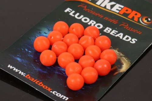 Pikepro Fluoro Orange 6mm Beads