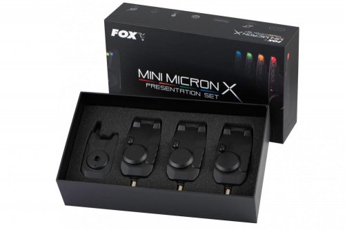 Fox Mini Micron X Alarm & Receiver 3 Rod Set