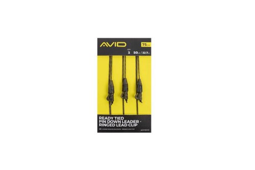 Avid Ready Tied Pin Down Leader Ringed Lead Clip