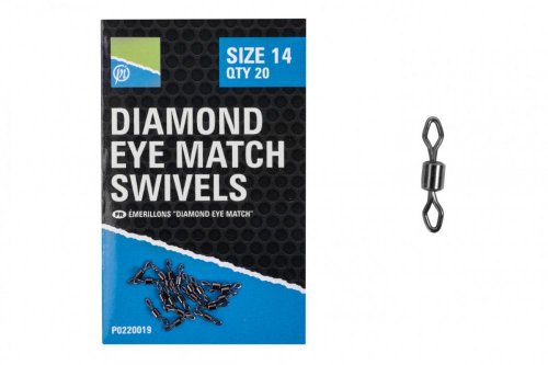 Preston Diamond Eye Match Swivels