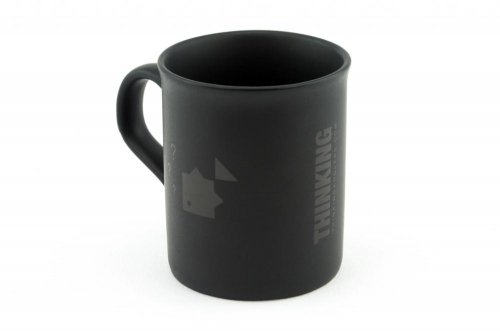 Thinking Anglers Black Matt Mug