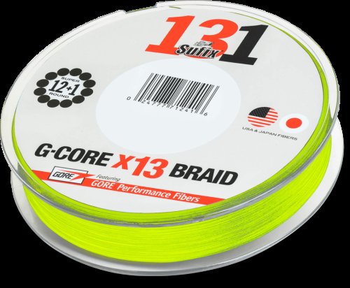 Sufix 131 G-Gore Braid Neon Chartreuse 150m