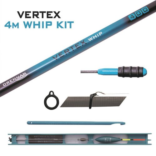 DRENNAN Vertex Carbon Whip Kit 4m Starter Fishing Whip PWAA04