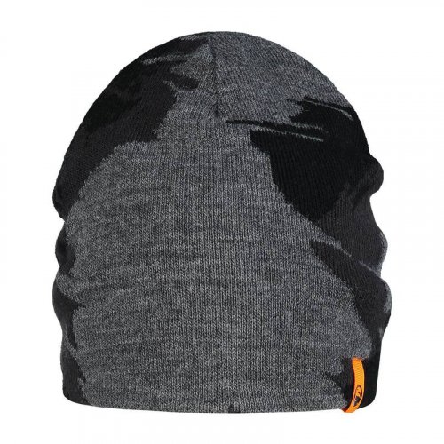 Guru Skullcap Black & Grey Beanie