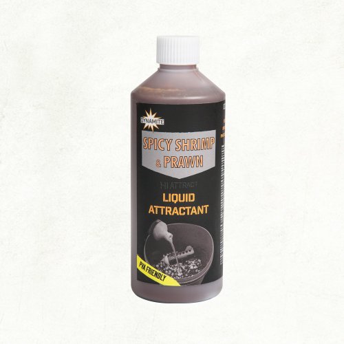 Dynamite Liquid Attractant 500ml Spicy Shrimp & Prawn