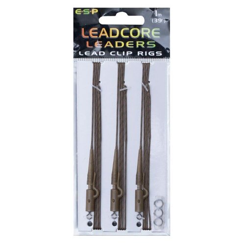 ESP Leadcore Leader Lead Clips Rigs