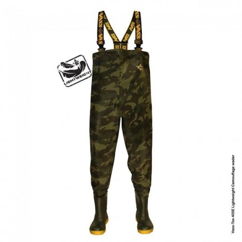 Vass Vass Tex 405e Lightwight Camo Chest Waders