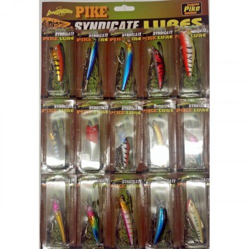 Dinsmore Syndicate Pike 15 x Lure Selection