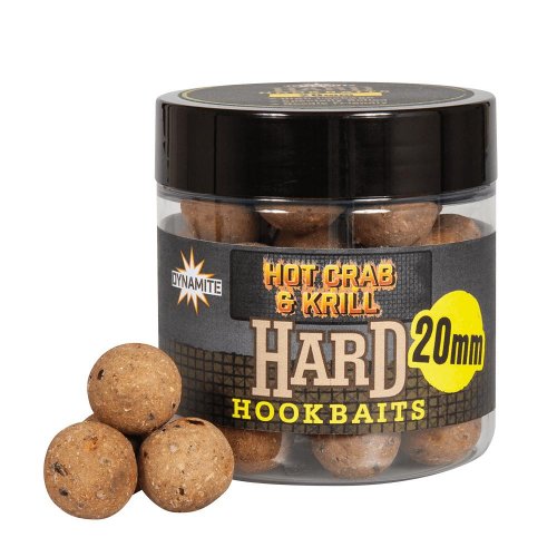 Dynamite Hot Crab & Krill hard Hookbaits 20mm