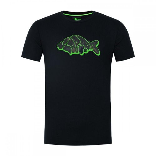 Korda Outline Tee Dark Black