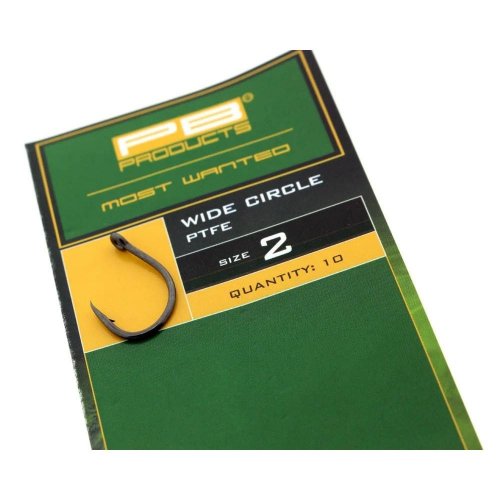 PB Products PTFE Wide Circle Hooks