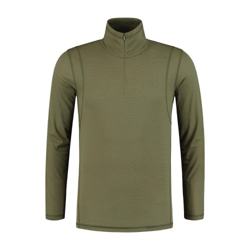 Korda Kool Quick Dry Long Sleeve Zip Neck T-Shirt