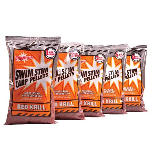 Dynamite Swim Stim Red Krill Pellets