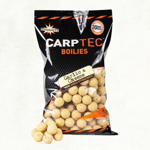 Dynamite Carp Tec Garlic & Cheese Boilies