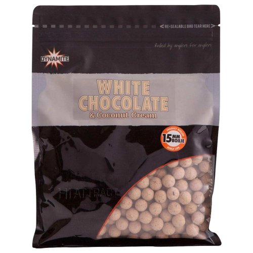 DYNAMITE BAITS WHITE CHOCOLATE & COCONUT CREAM SHELF LIFE BOILIES