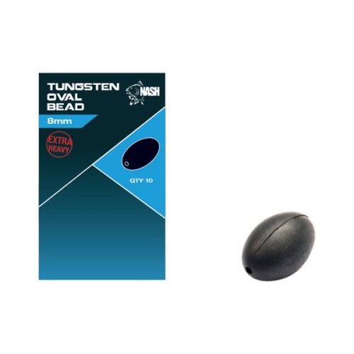 Tungsten Oval Leadcore Bead 8mm