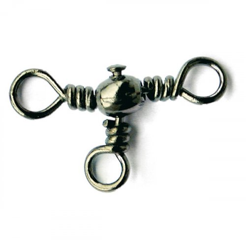 MUSTAD Three Way Cross Barrel Swivel