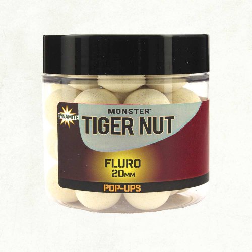 Dynamite Monster Tiger Nut Fluro White Pop Ups 15mm